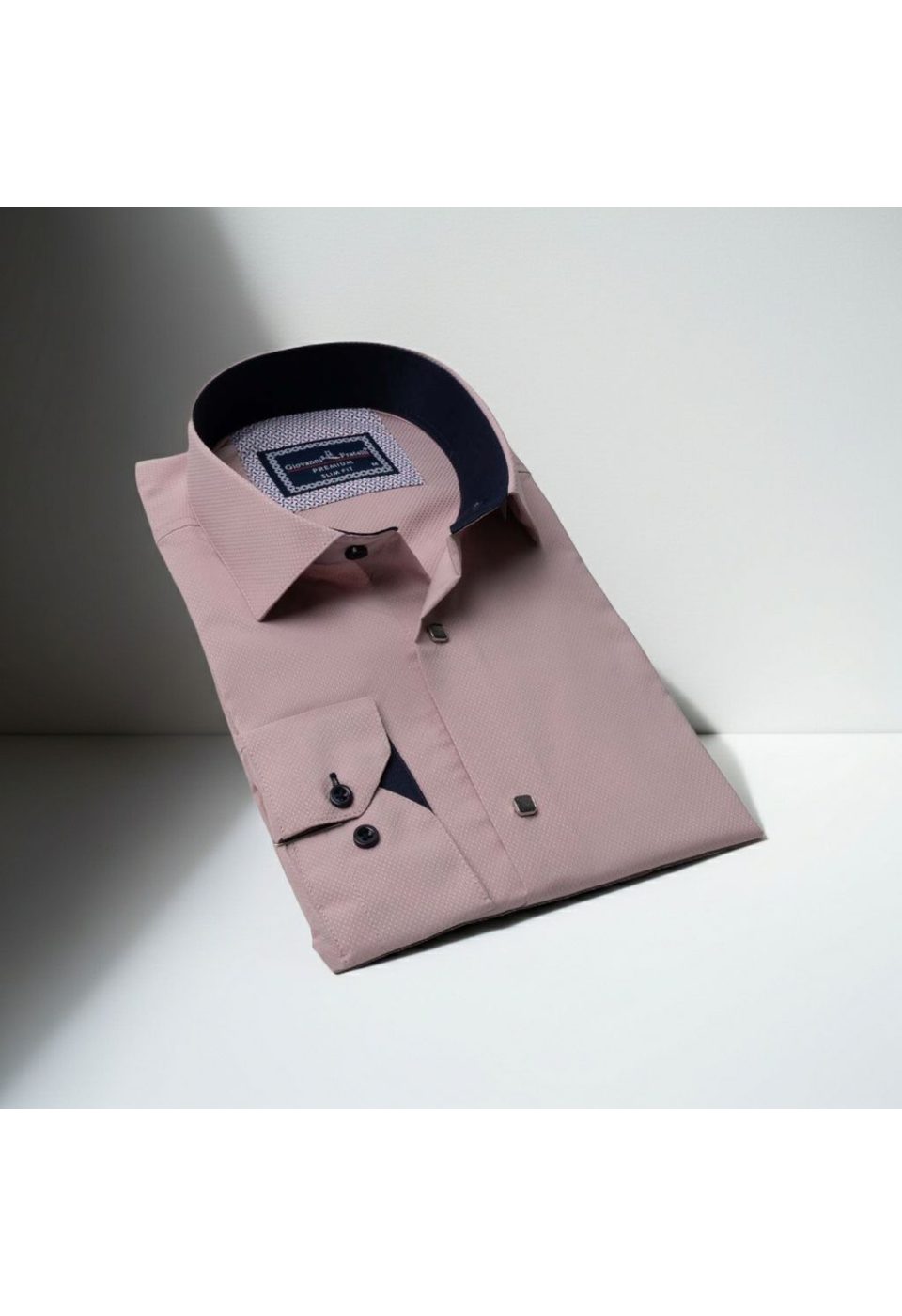 1497 CR JKR 011 Slim Fit Uzun Kol Desenli Armürlü Jakar Erkek Gömlek 3GMK311497011 - Giovanni Fratelli