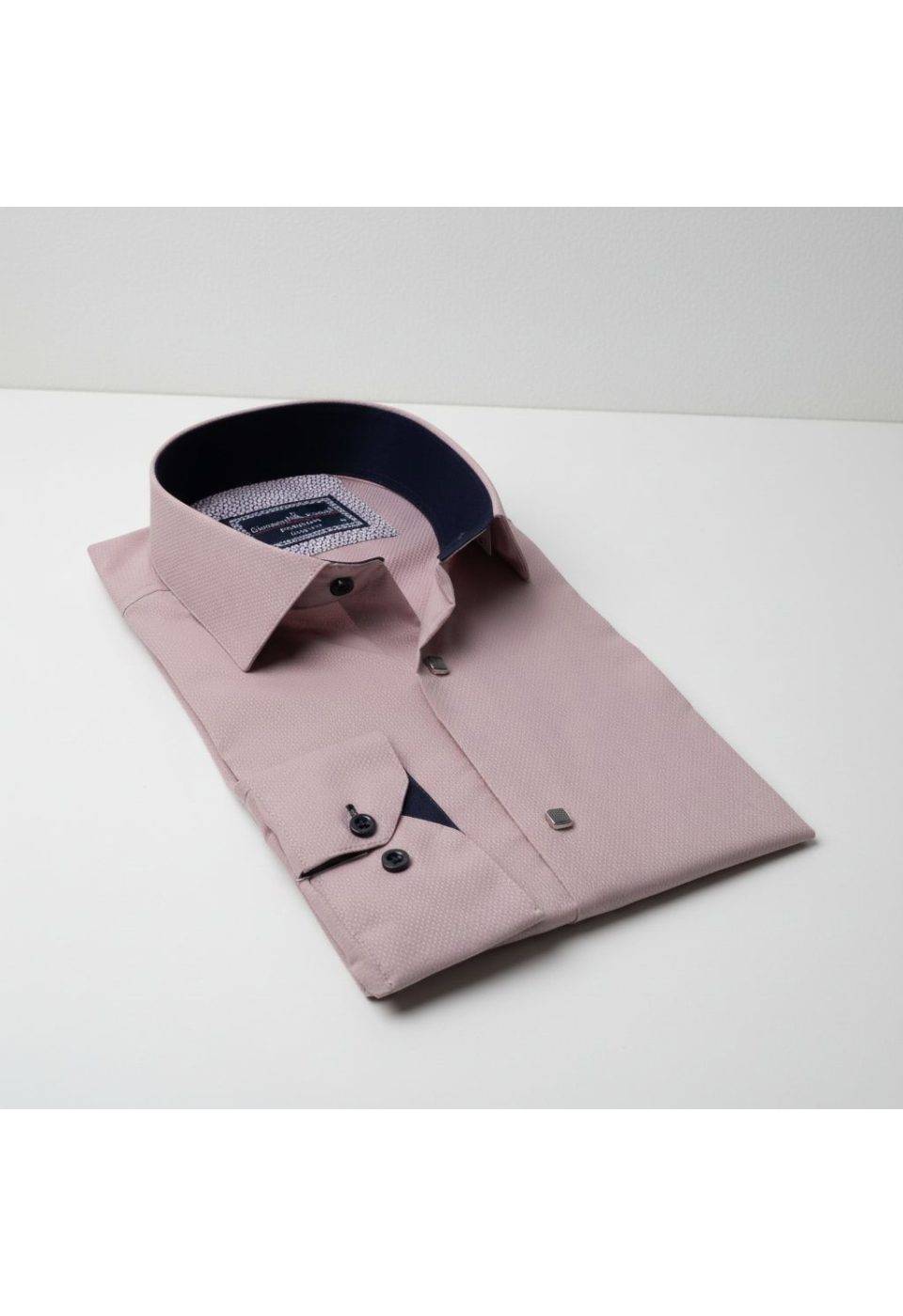 1497 CR JKR 011 Slim Fit Uzun Kol Desenli Armürlü Jakar Erkek Gömlek 3GMK311497011 - Giovanni Fratelli