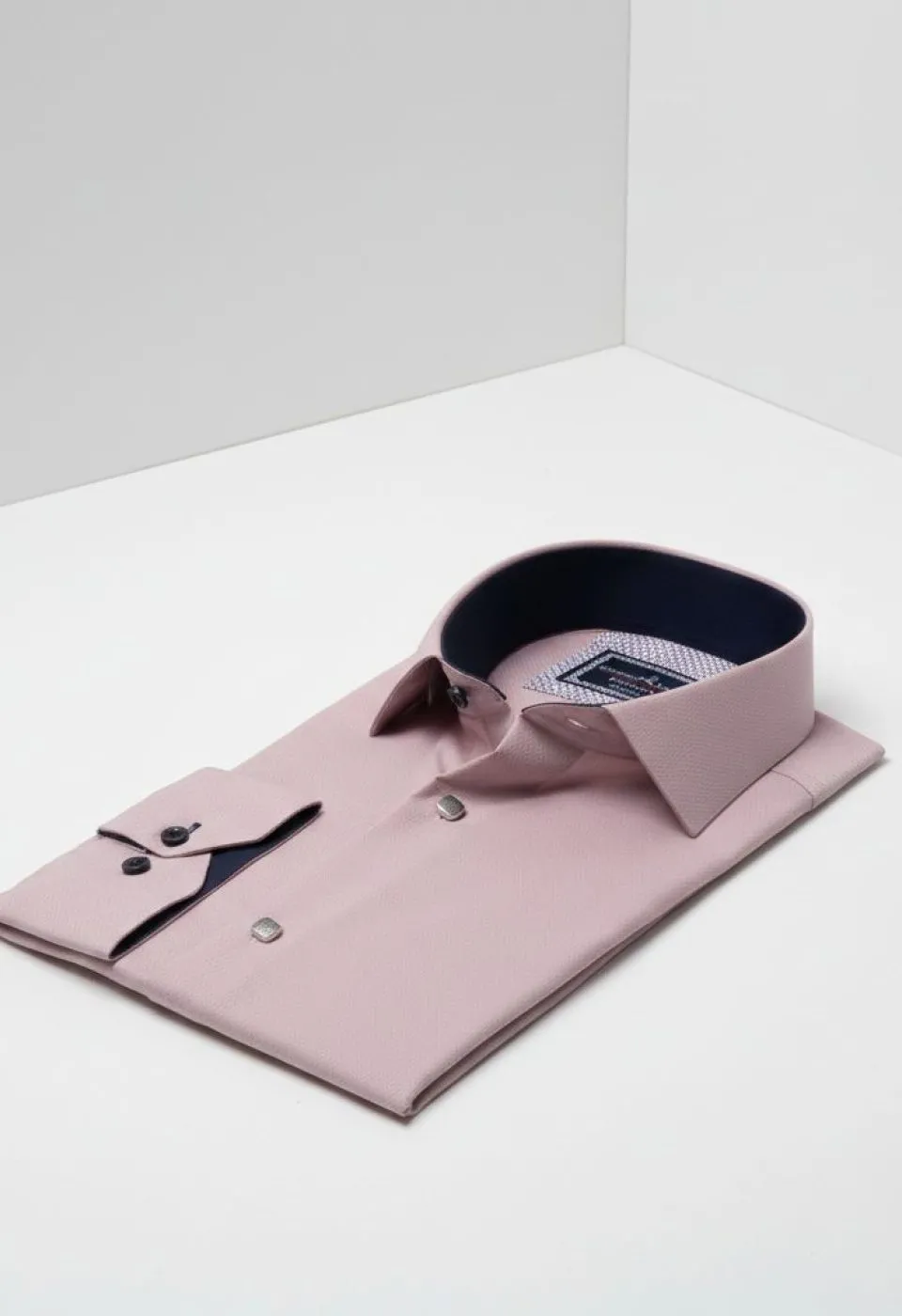 Slim Fit Uzun Kol Desenli Armürlü Jakar Erkek Gömlek 3GMK311497011