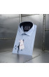 Slim Fit Uzun Kol Desenli Saten Gömlek 3GMK311509003