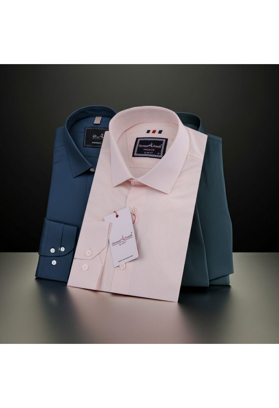 Slim Fit Uzun Kol Desenli Armürlü Jakar Erkek Gömlek 3GMK311521004 - Giovanni Fratelli