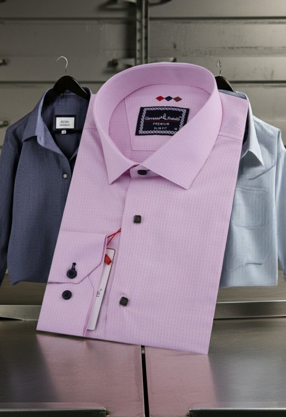 Slim Fit Uzun Kol Desenli Armürlü Jakar Erkek Gömlek 3GMK311522006 Slim Fit Uzun Kol Desenli Armürlü Jakar Erkek Gömlek 3GMK311522006