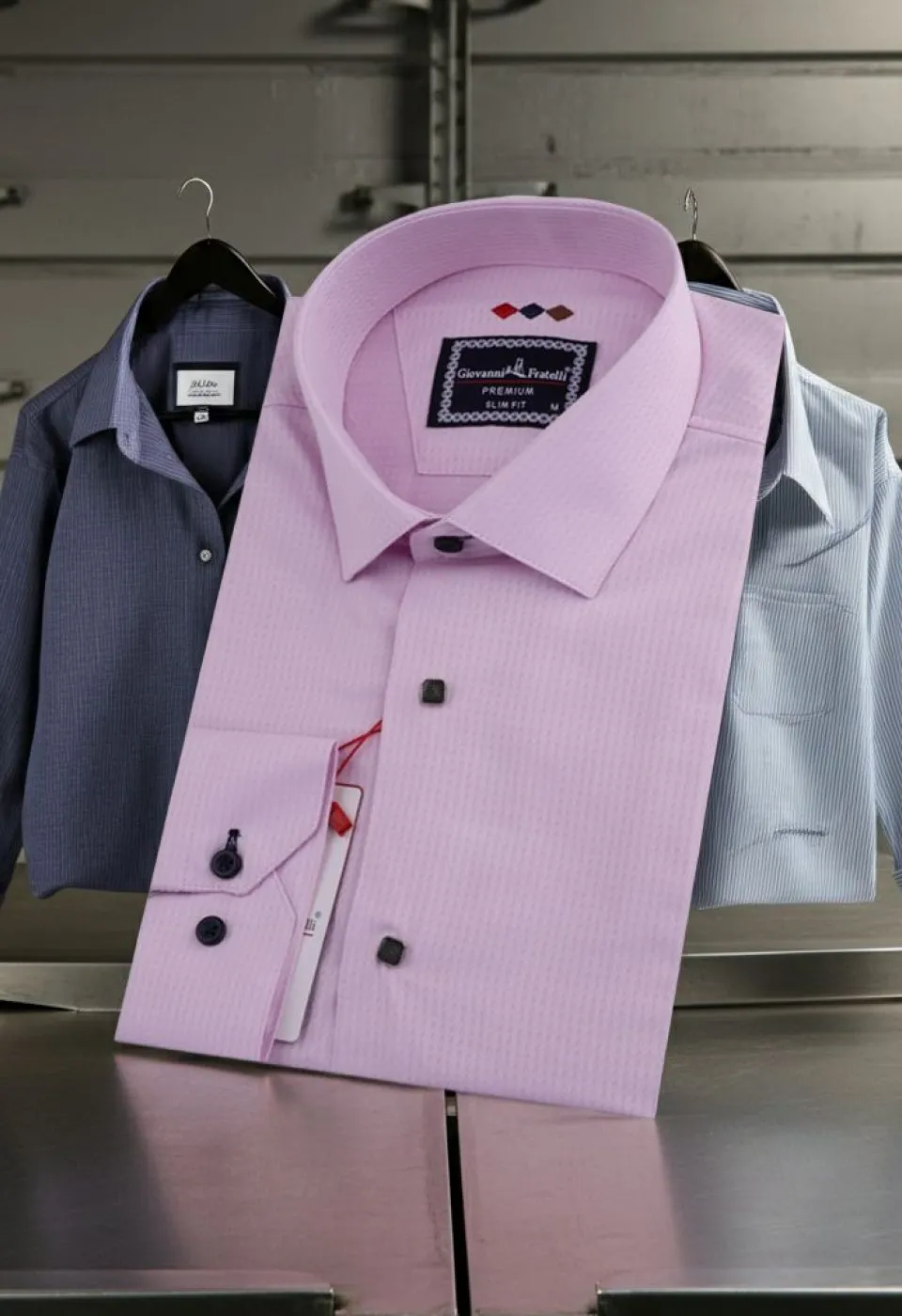 Slim Fit Uzun Kol Desenli Armürlü Jakar Erkek Gömlek 3GMK311522006