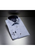 Slim Fit Uzun Kol Desenli Saten Gömlek 3GMK311524002