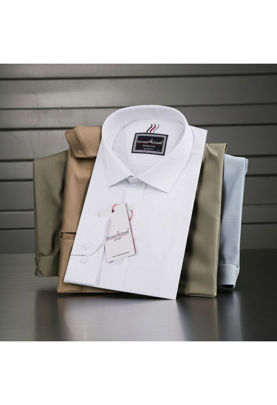 Slim Fit Uzun Kol Desenli Armürlü Jakar Erkek Gömlek 3GMK311525001 - Giovanni Fratelli