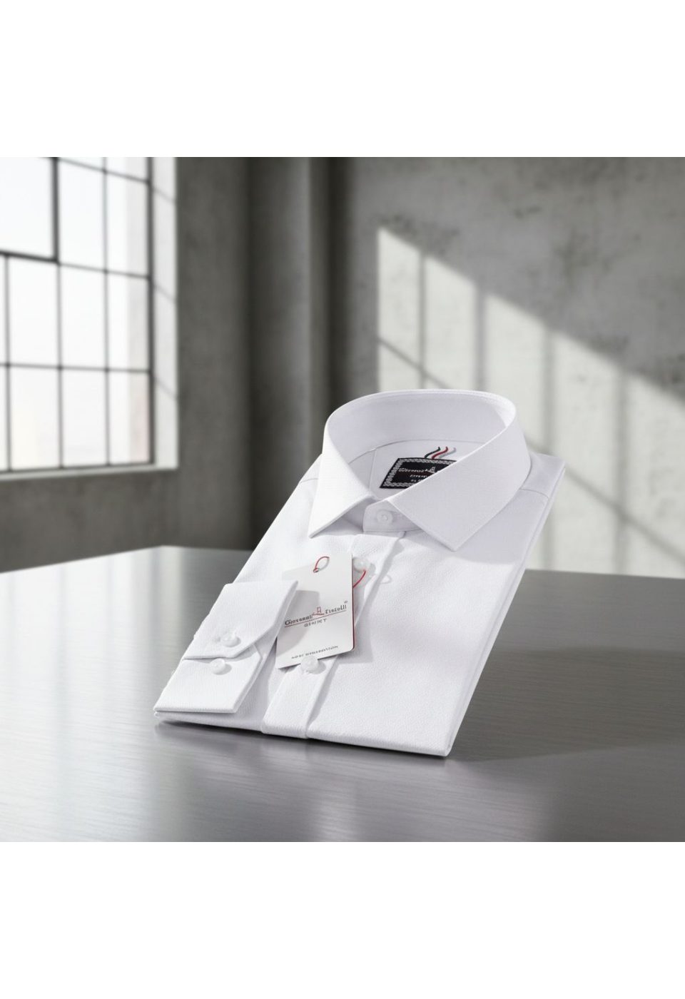 Slim Fit Uzun Kol Desenli Armürlü Jakar Erkek Gömlek 3GMK311525001 - Giovanni Fratelli