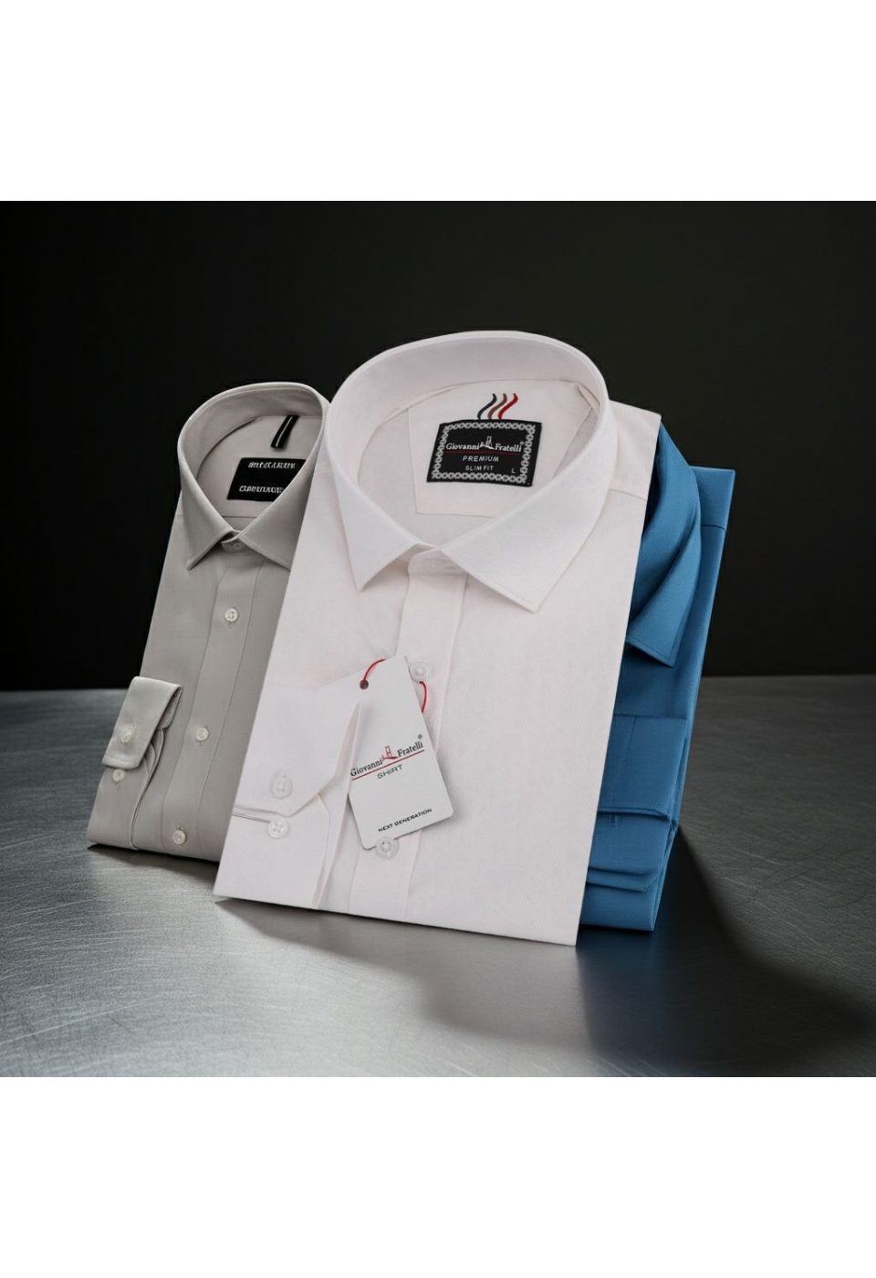 Slim Fit Uzun Kol Desenli Armürlü Jakar Erkek Gömlek 3GMK311525002 - Giovanni Fratelli