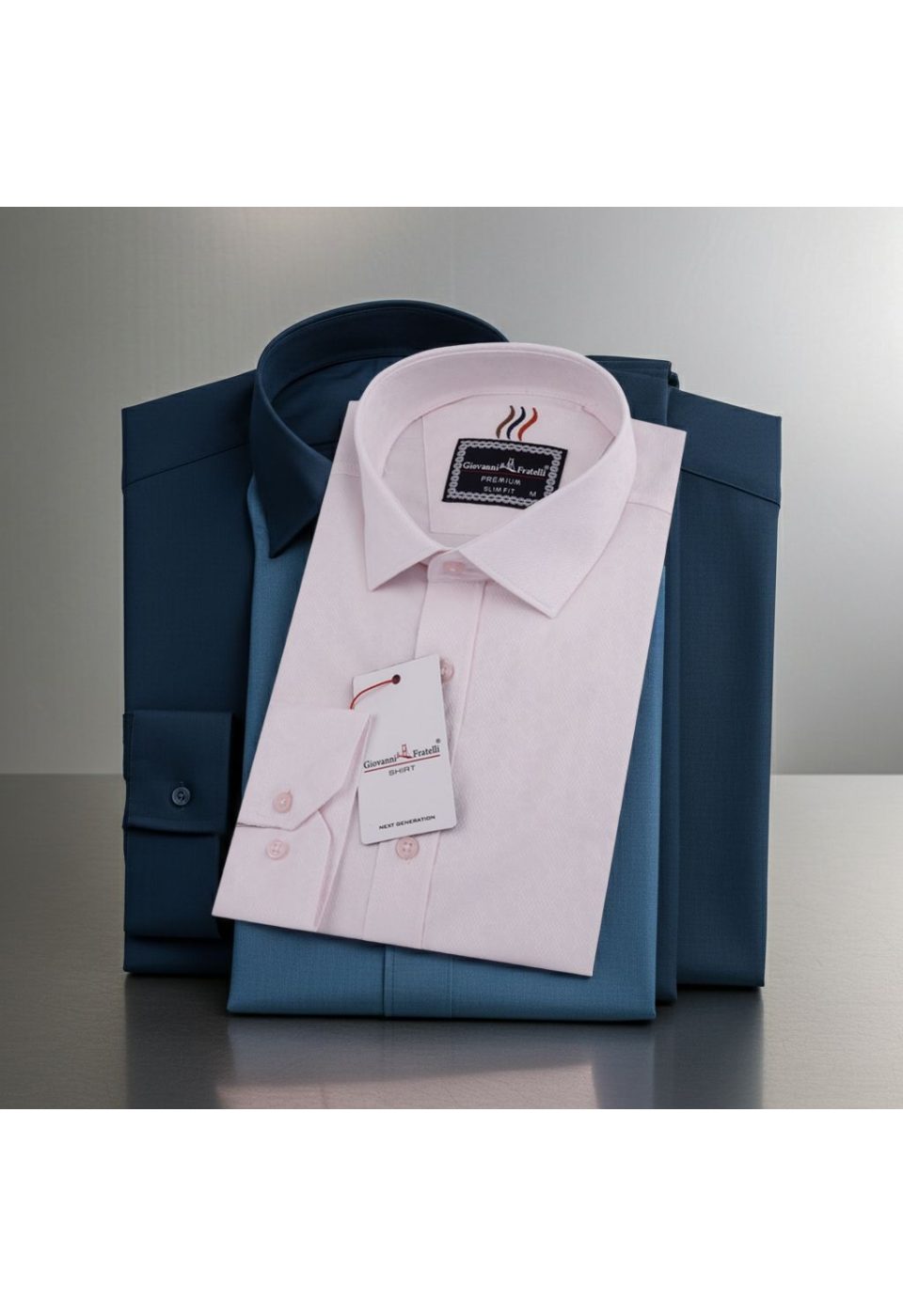 Slim Fit Uzun Kol Desenli Armürlü Jakar Erkek Gömlek 3GMK311525003 - Giovanni Fratelli