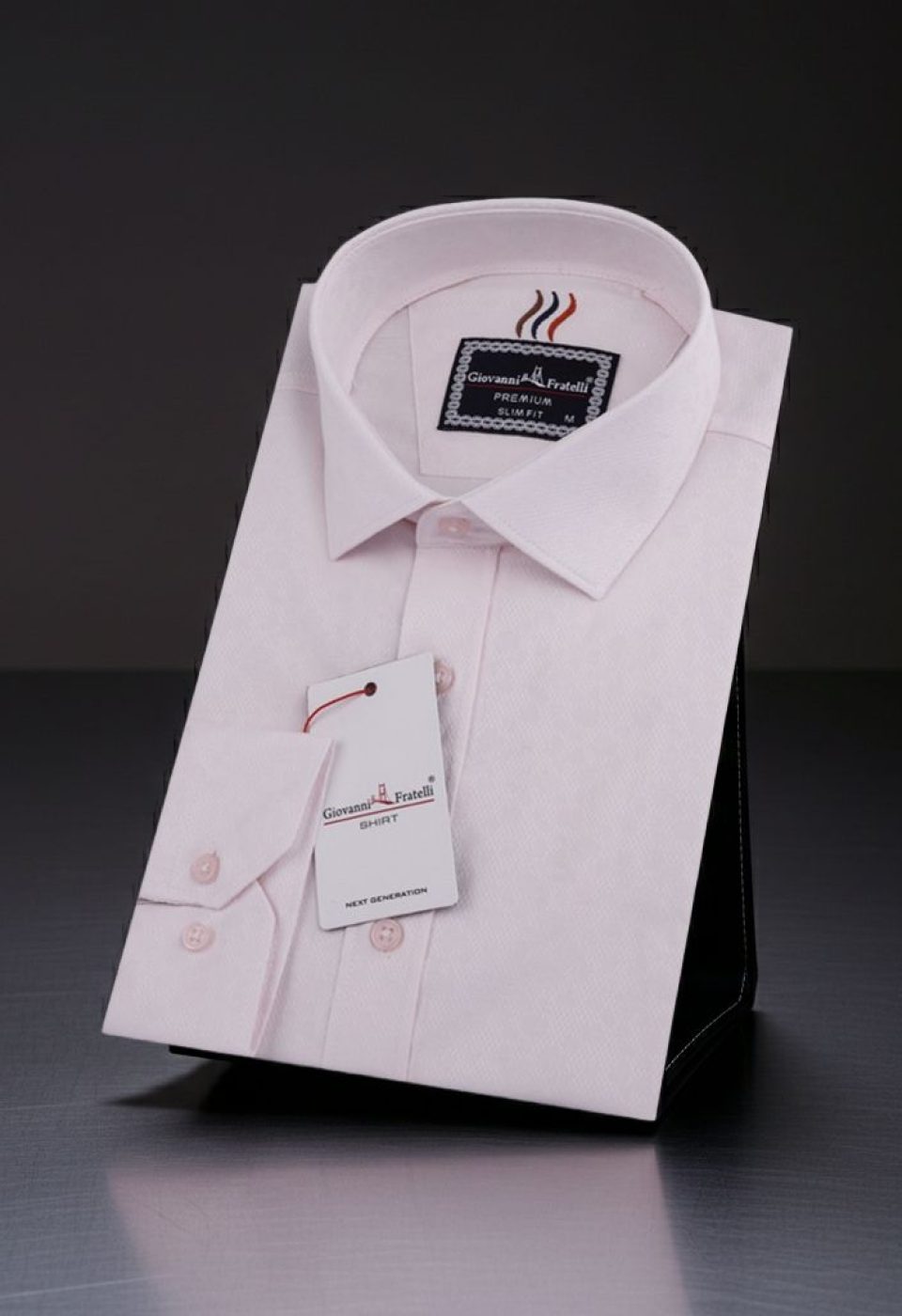 Slim Fit Uzun Kol Desenli Armürlü Jakar Erkek Gömlek 3GMK311525003