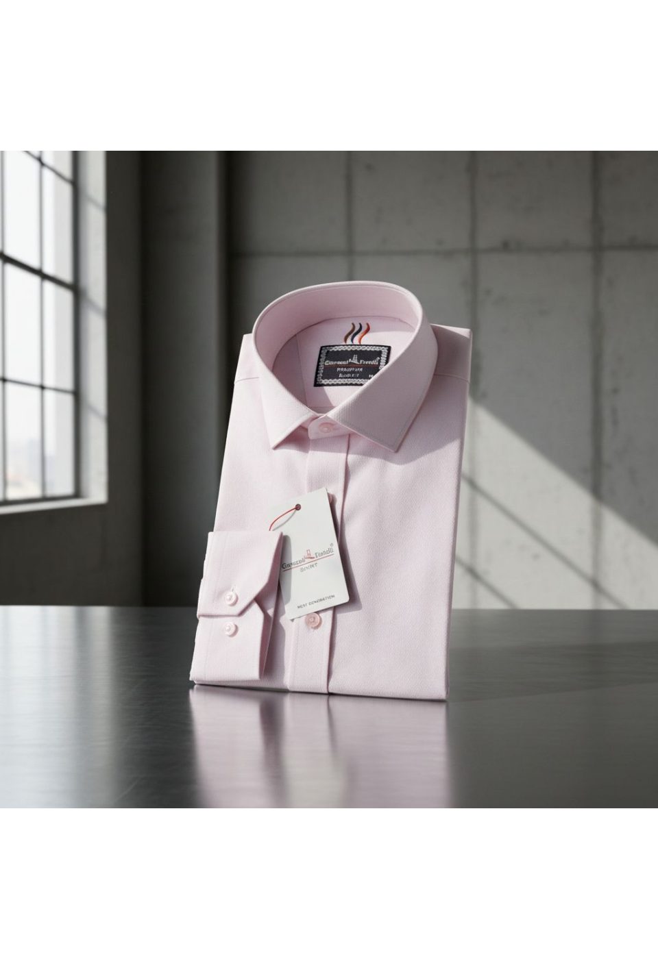 Slim Fit Uzun Kol Desenli Armürlü Jakar Erkek Gömlek 3GMK311525003 - Giovanni Fratelli