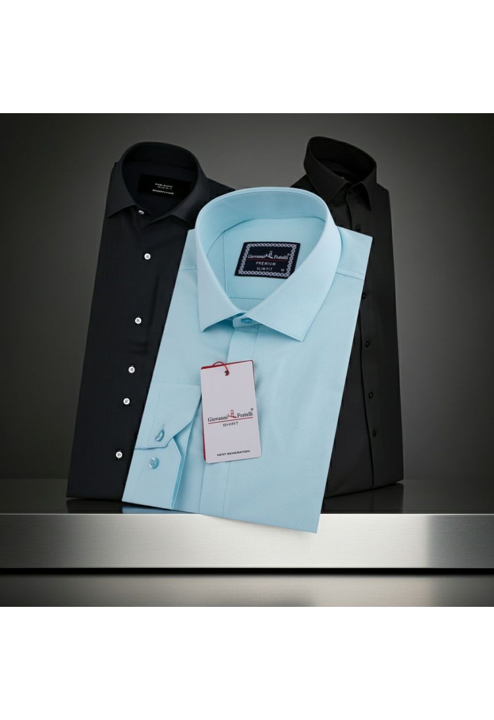 Slim Fit Uzun Kol Desenli Armürlü Jakar Erkek Gömlek 3GMK311526007 - Giovanni Fratelli