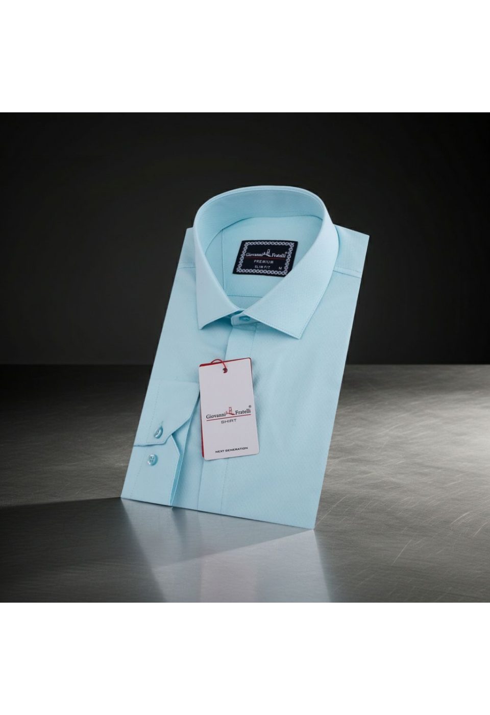 Slim Fit Uzun Kol Desenli Armürlü Jakar Erkek Gömlek 3GMK311526007 - Giovanni Fratelli