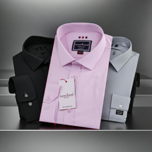8 Drop Slim Fit Uzun Kol Düz Renk Jakar Erkek Gömlek 3GMK311527005