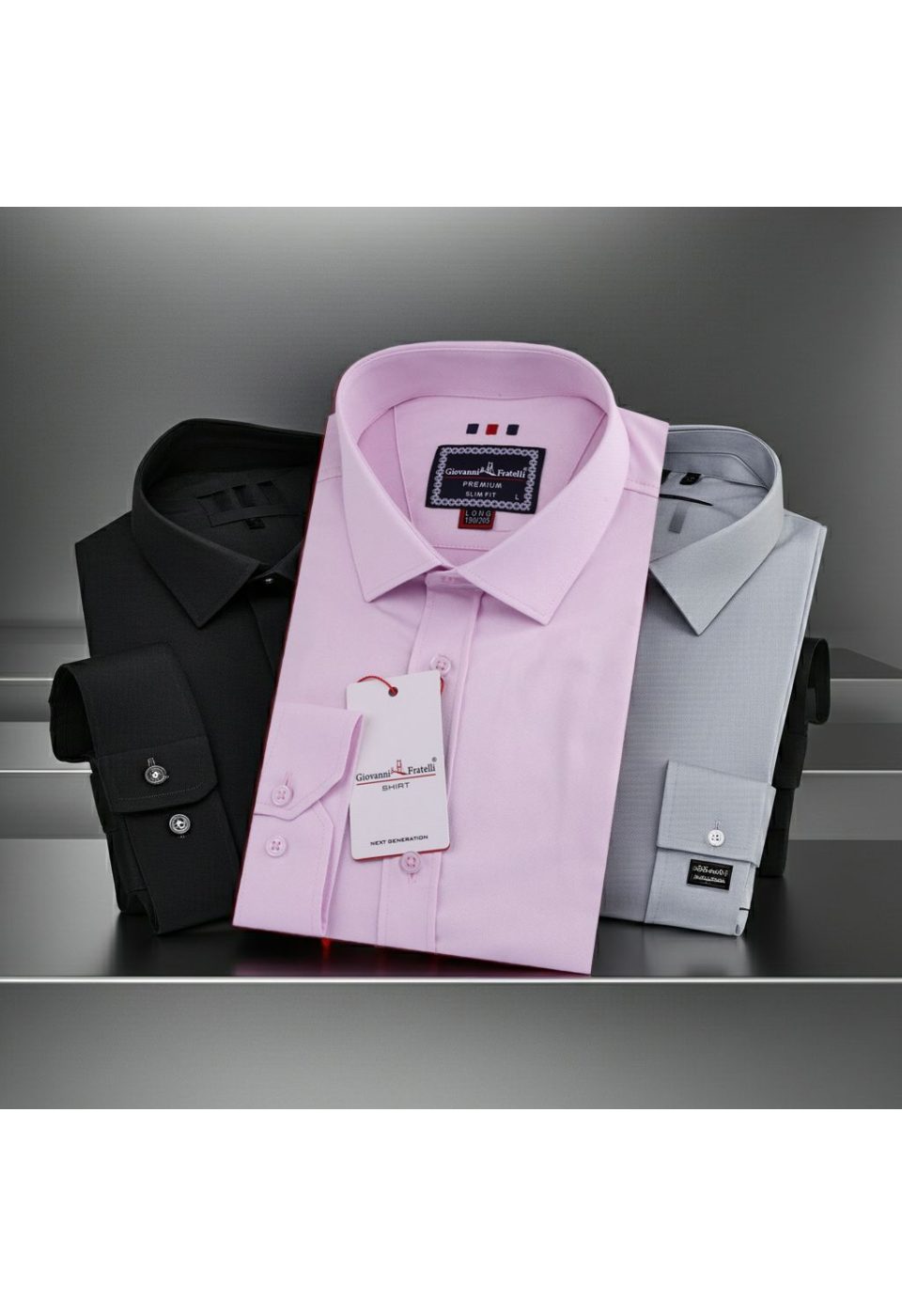 1527 CR JKR 8 DROP 005 8 Drop Slim Fit Uzun Kol Düz Renk Jakar Erkek Gömlek 3GMK311527005 - Giovanni Fratelli