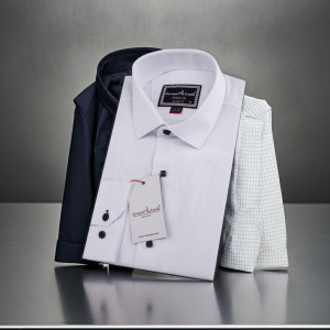 8 Drop Slim Fit Uzun Kol Düz Renk Jakar Erkek Gömlek 3GMK311528001