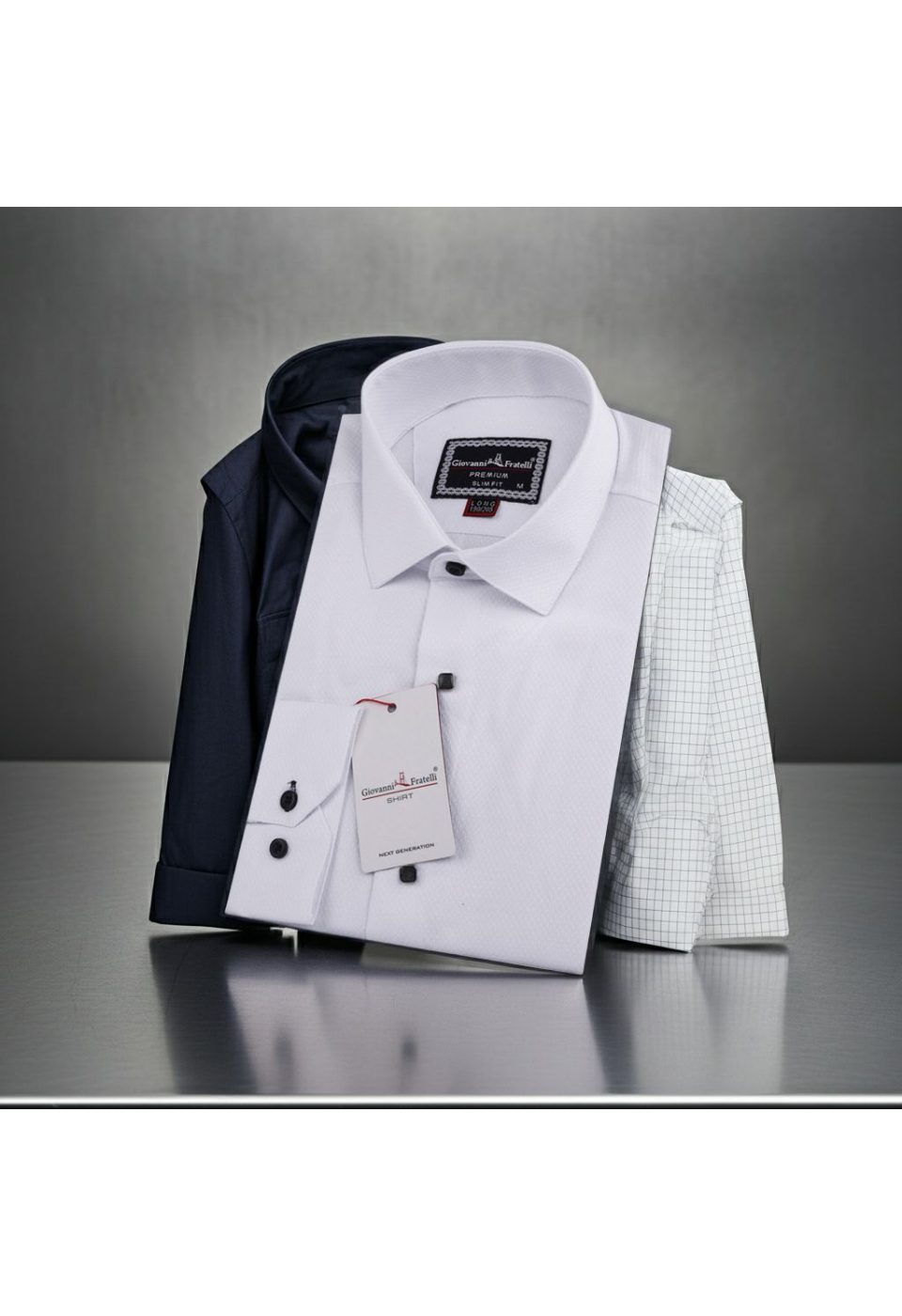 8 Drop Slim Fit Uzun Kol Düz Renk Jakar Erkek Gömlek 3GMK311528001 - Giovanni Fratelli