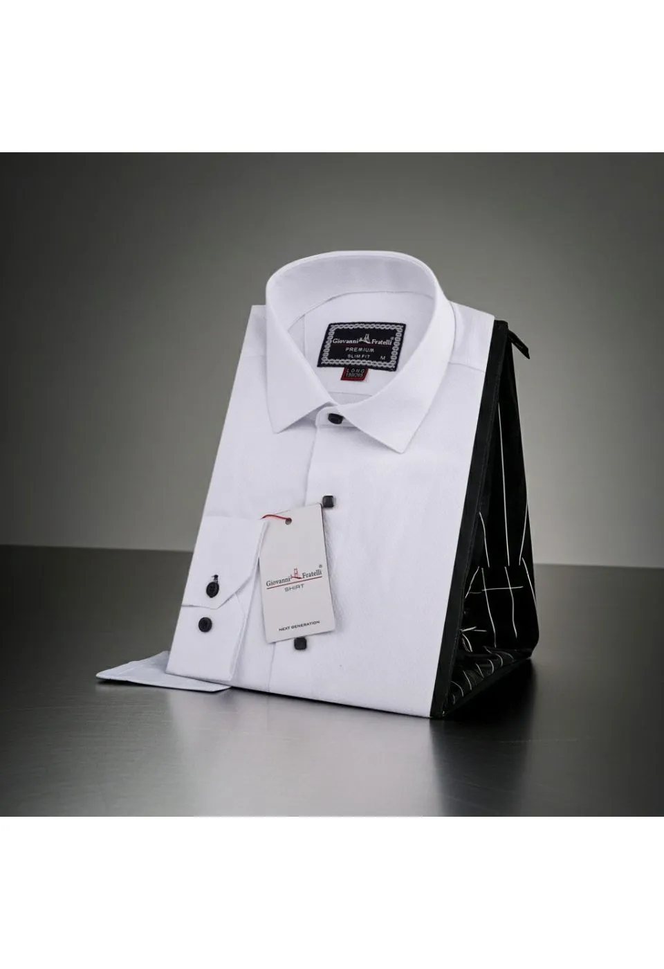 8 Drop Slim Fit Uzun Kol Düz Renk Jakar Erkek Gömlek 3GMK311528001 - Giovanni Fratelli