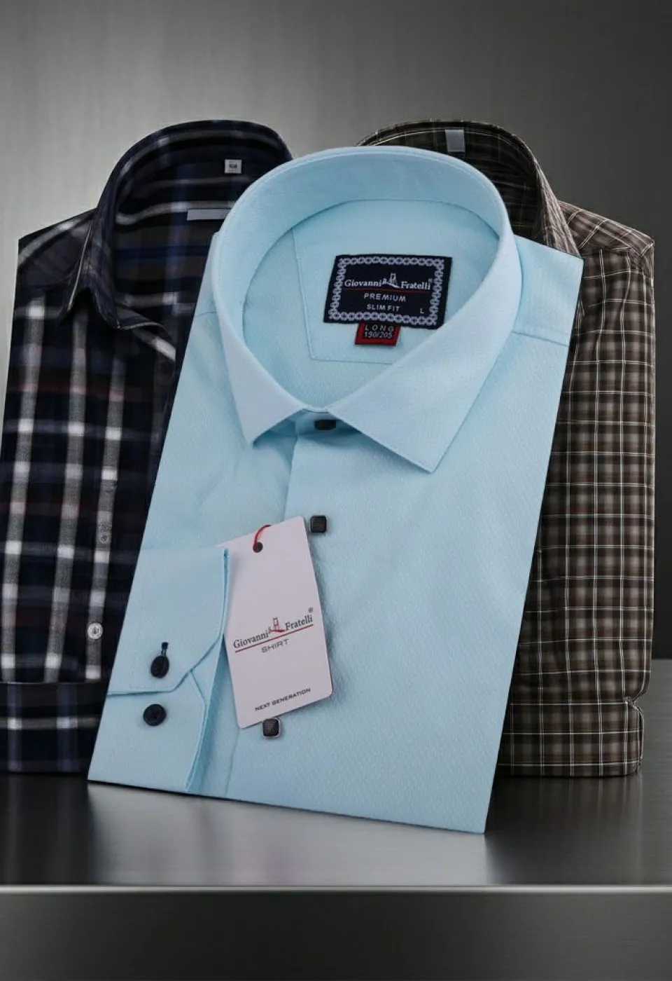 8 Drop Slim Fit Uzun Kol Düz Renk Jakar Erkek Gömlek 3GMK311528003