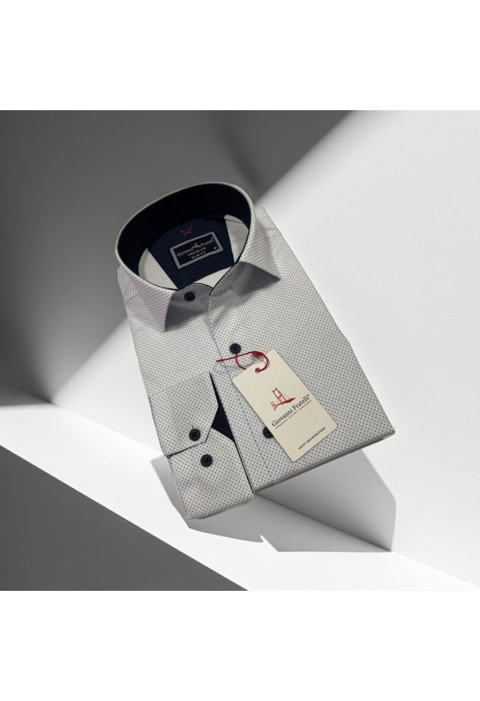 Slim Fit Uzun Kol Desenli Erkek Gömlek 3GMK312114006 - Giovanni Fratelli