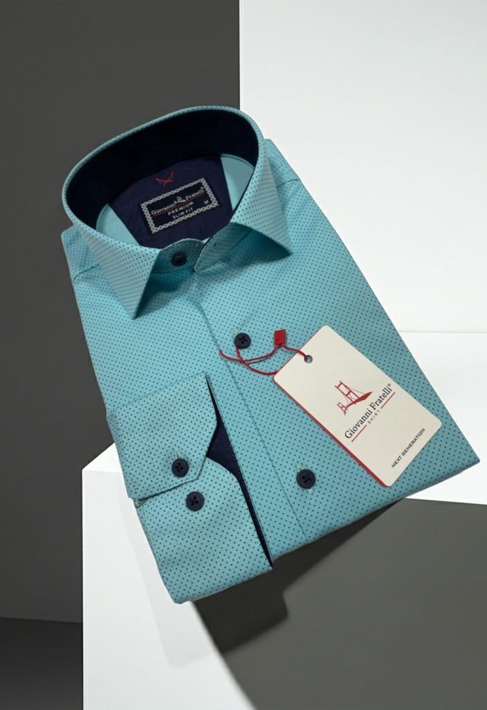 Slim Fit Uzun Kol Desenli Erkek Gömlek 3GMK312114007 - Giovanni Fratelli