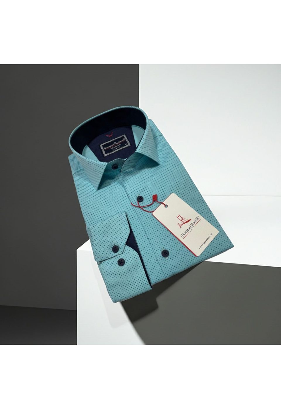 Slim Fit Uzun Kol Desenli Erkek Gömlek 3GMK312114007 - Giovanni Fratelli