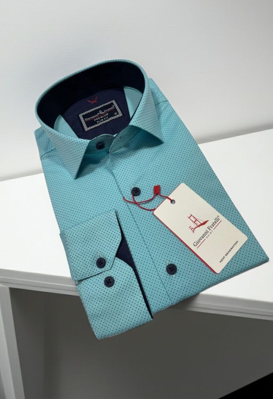 Slim Fit Uzun Kol Desenli Erkek Gömlek 3GMK312114007 - Giovanni Fratelli