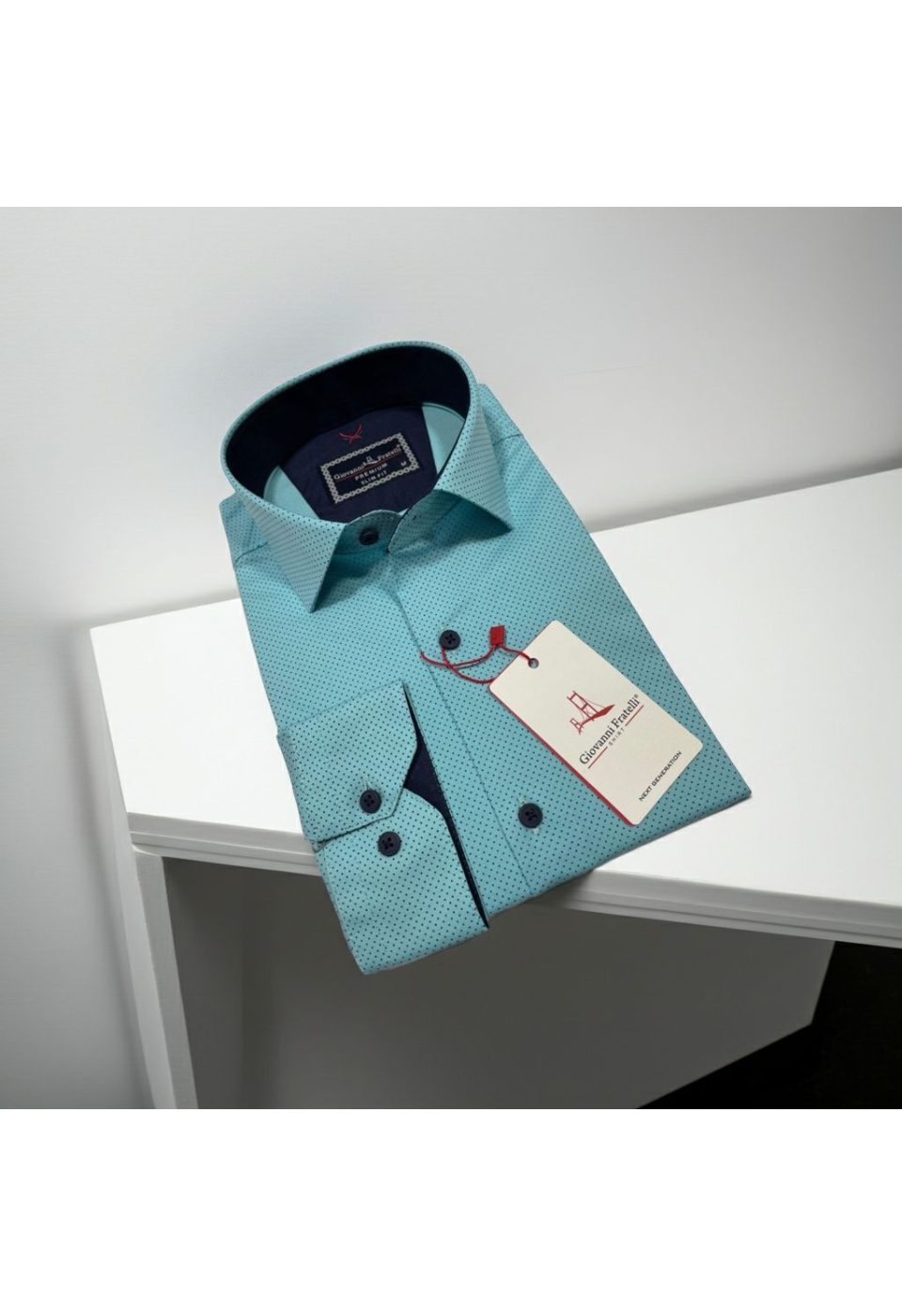 Slim Fit Uzun Kol Desenli Erkek Gömlek 3GMK312114007 - Giovanni Fratelli