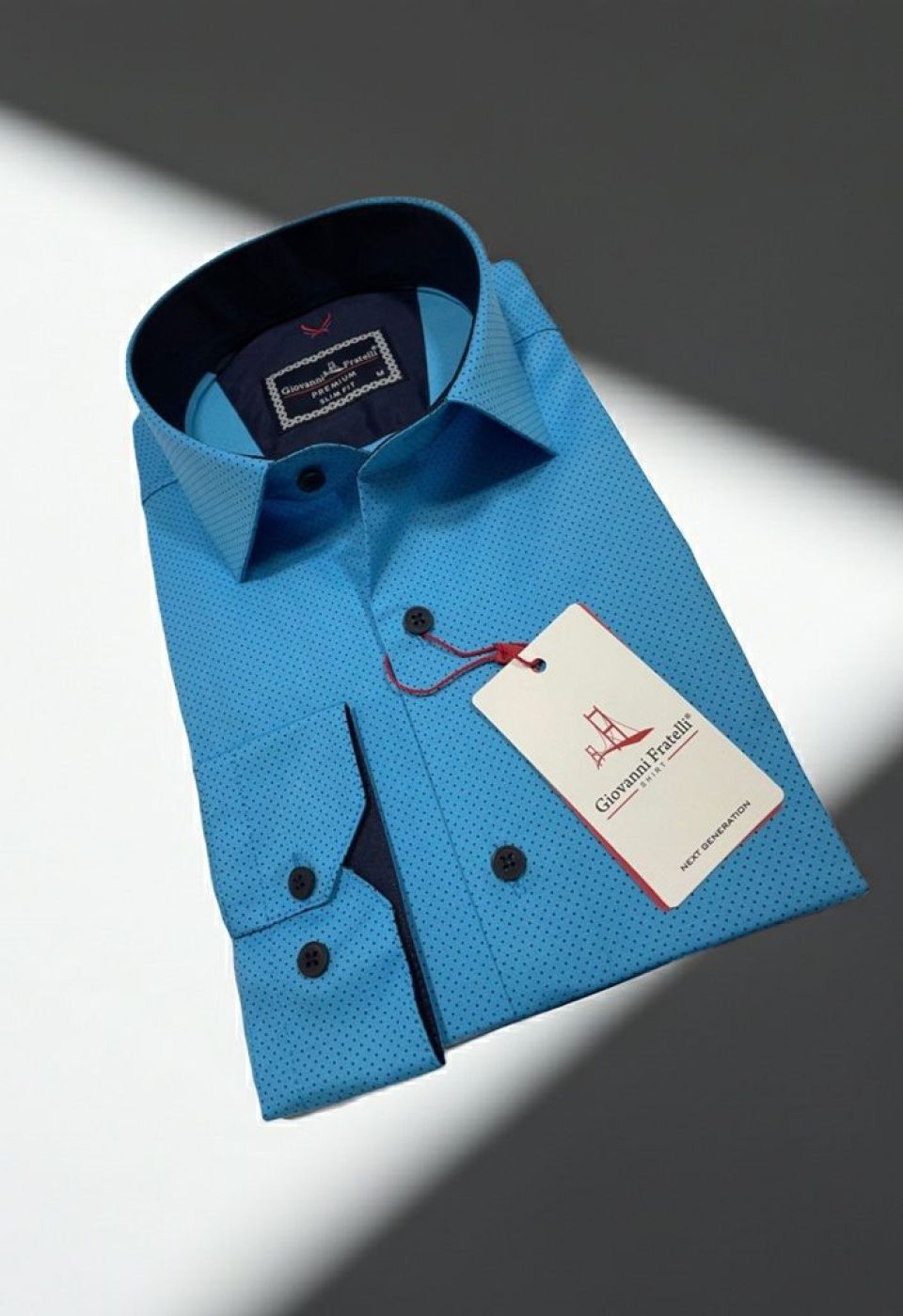 Slim Fit Uzun Kol Desenli Erkek Gömlek 3GMK312114009 - Giovanni Fratelli