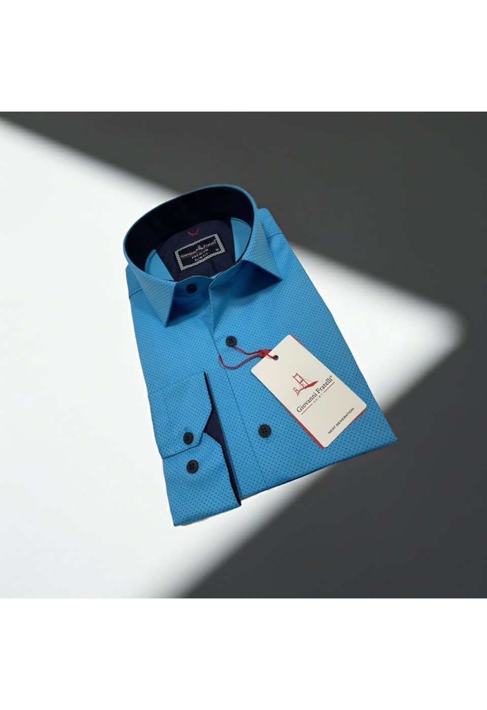 Slim Fit Uzun Kol Desenli Erkek Gömlek 3GMK312114009 - Giovanni Fratelli