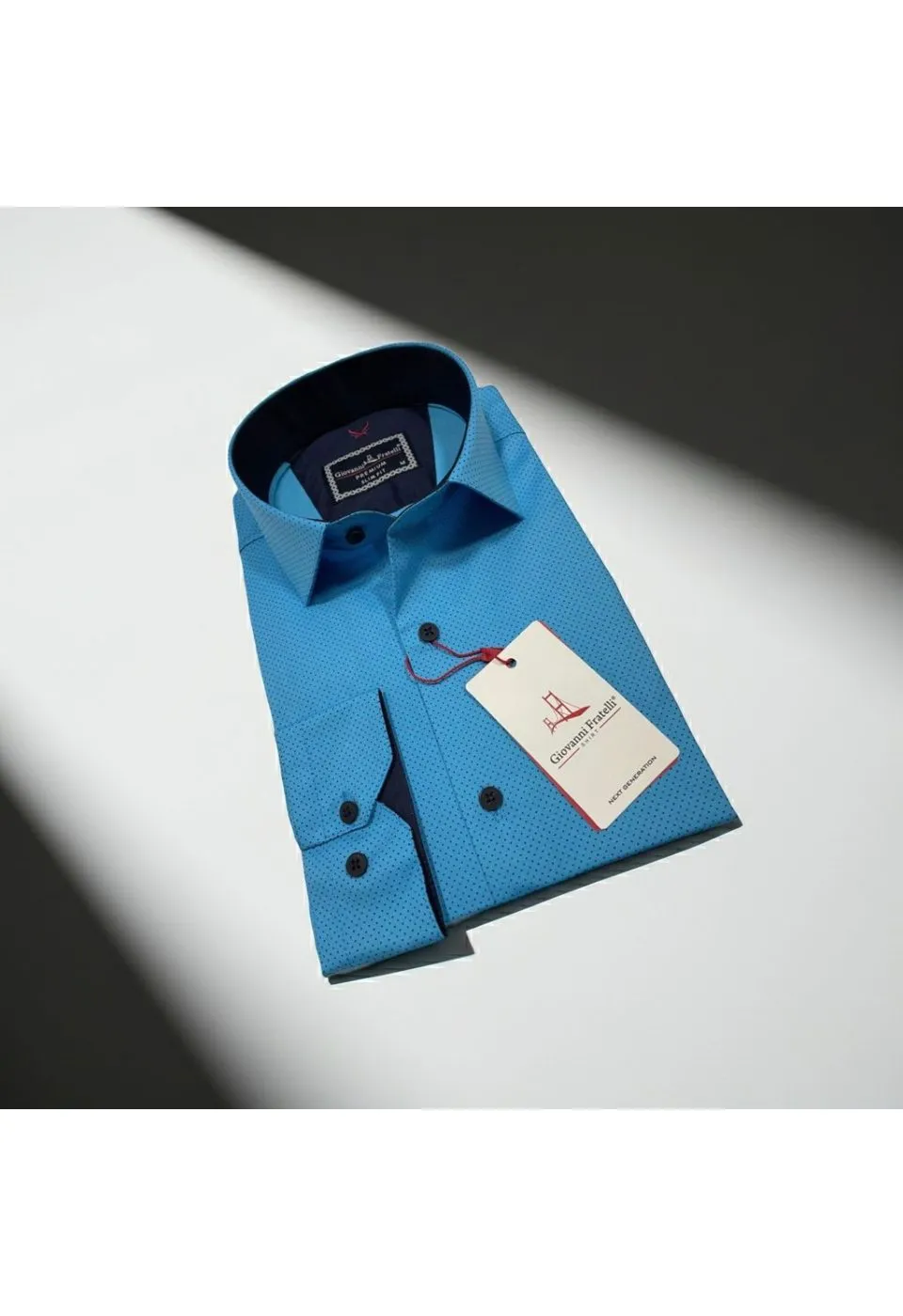 Slim Fit Uzun Kol Desenli Erkek Gömlek 3GMK312114009 - Giovanni Fratelli