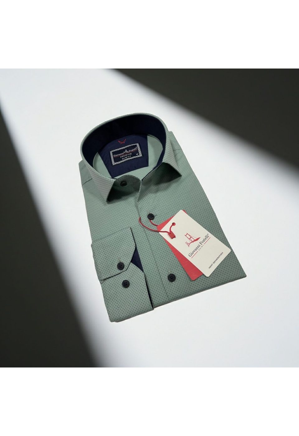 2114 CR 010 Slim Fit Uzun Kol Desenli Erkek Gömlek 3GMK312114010 - Giovanni Fratelli