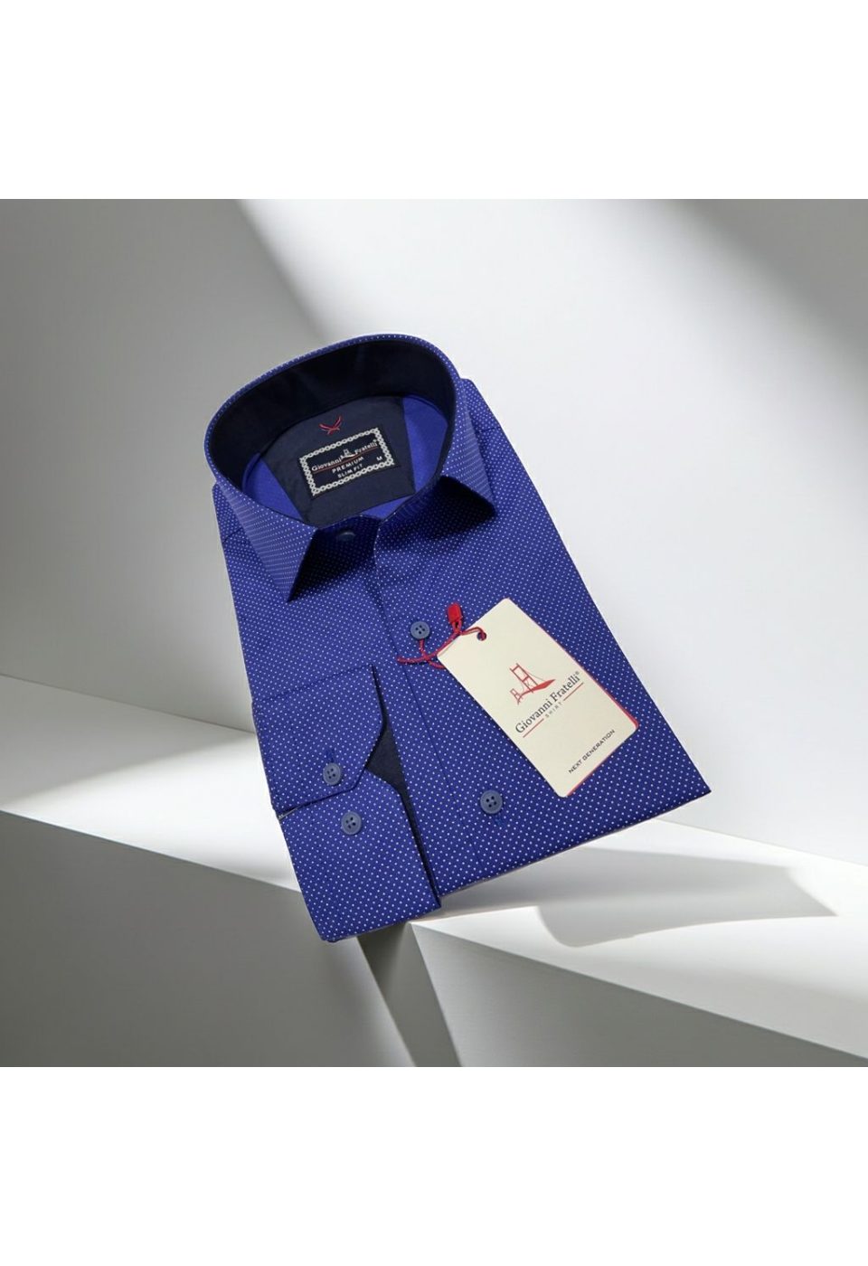 Slim Fit Uzun Kol Desenli Erkek Gömlek 3GMK312114011 - Giovanni Fratelli
