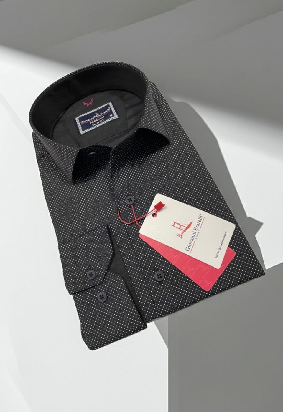 2114 CR 013 Slim Fit Uzun Kol Desenli Erkek Gömlek 3GMK312114013 - Giovanni Fratelli