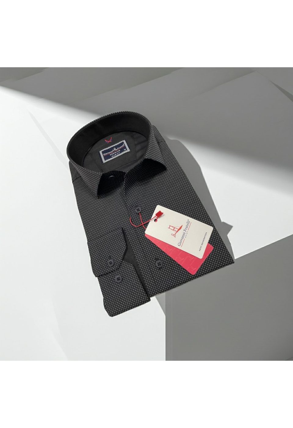 2114 CR 013 Slim Fit Uzun Kol Desenli Erkek Gömlek 3GMK312114013 - Giovanni Fratelli
