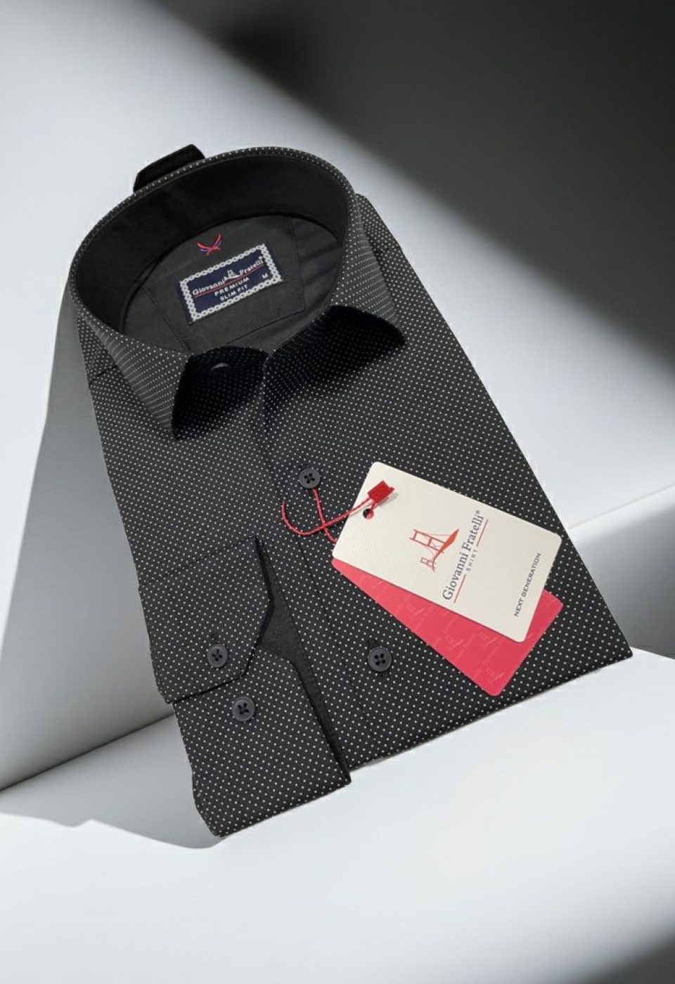 2114 CR 013 Slim Fit Uzun Kol Desenli Erkek Gömlek 3GMK312114013 - Giovanni Fratelli