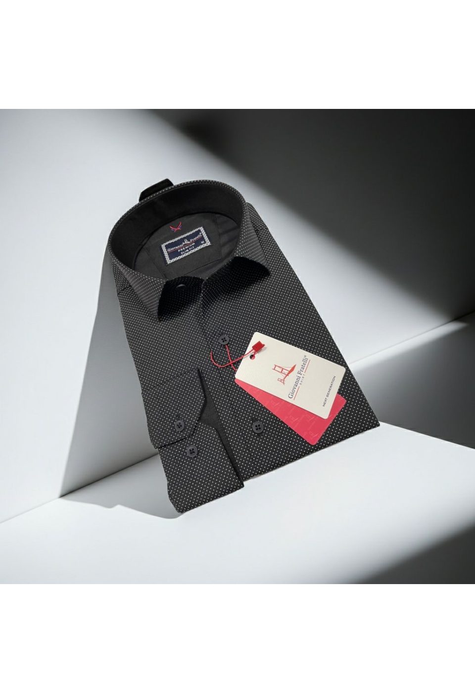 2114 CR 013 Slim Fit Uzun Kol Desenli Erkek Gömlek 3GMK312114013 - Giovanni Fratelli