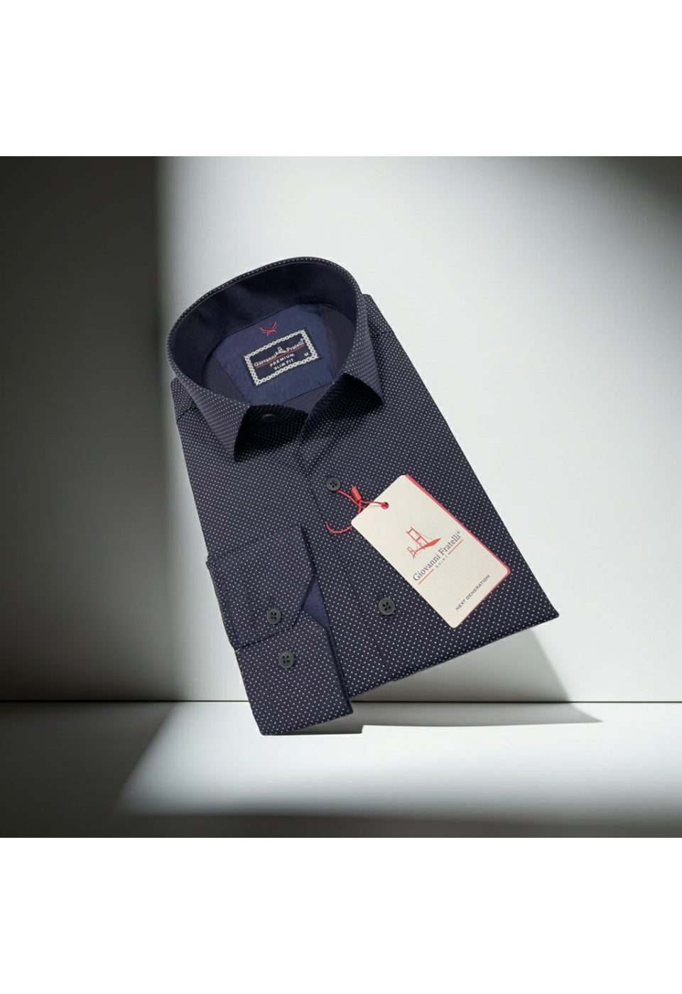 Slim Fit Uzun Kol Desenli Erkek Gömlek 3GMK312114014 - Giovanni Fratelli