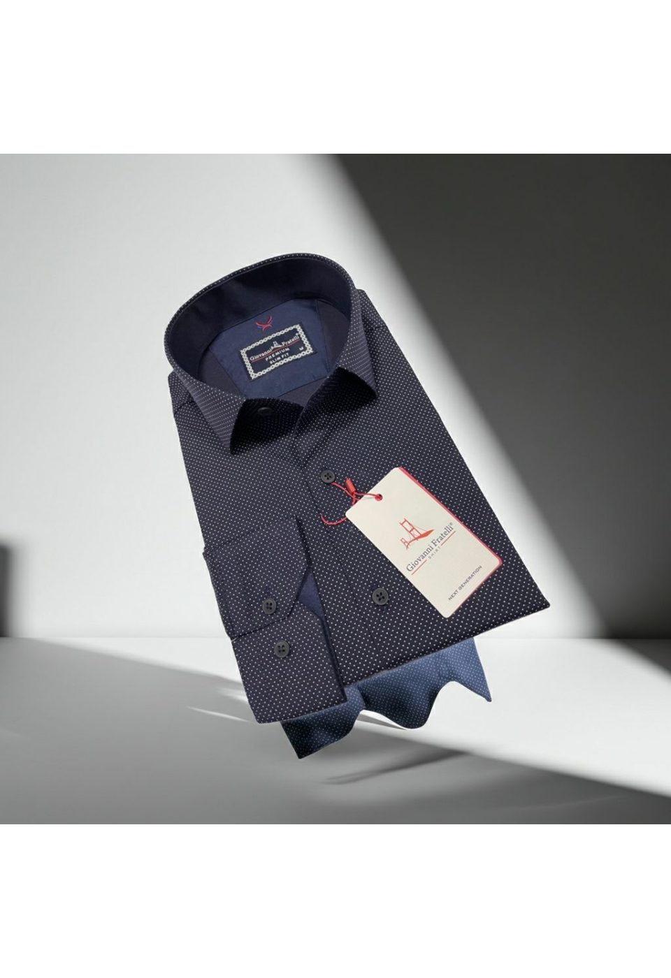 Slim Fit Uzun Kol Desenli Erkek Gömlek 3GMK312114014 - Giovanni Fratelli