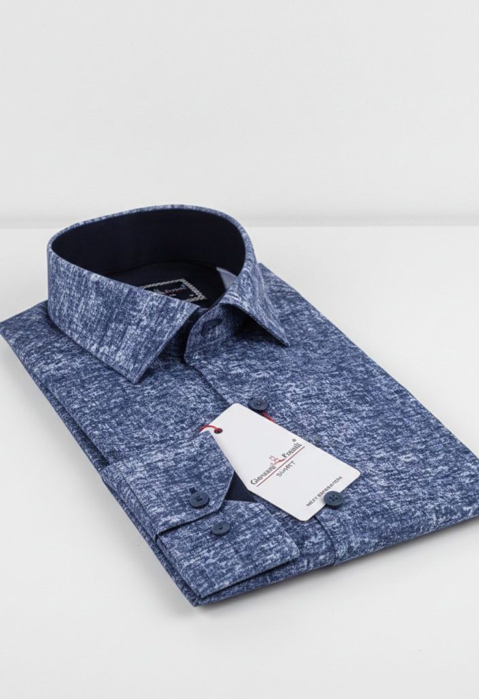 Slim Fit Uzun Kol Desenli Erkek Gömlek 3GMK312122002 Slim Fit Uzun Kol Desenli Erkek Gömlek 3GMK312122002