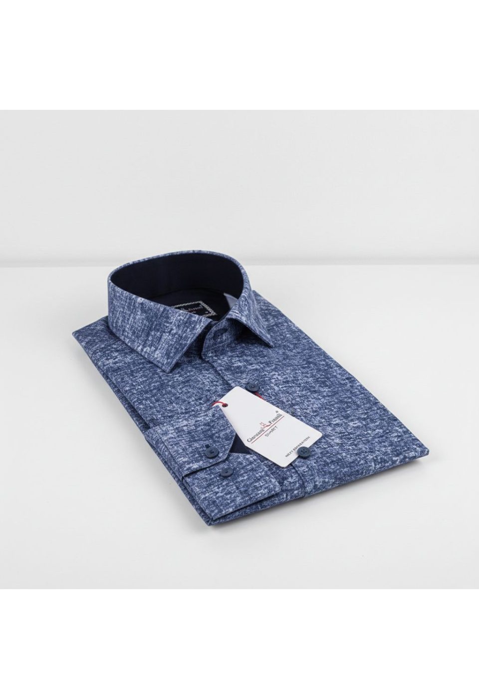 2122 CR 002 Slim Fit Uzun Kol Desenli Erkek Gömlek 3GMK312122002 - Giovanni Fratelli