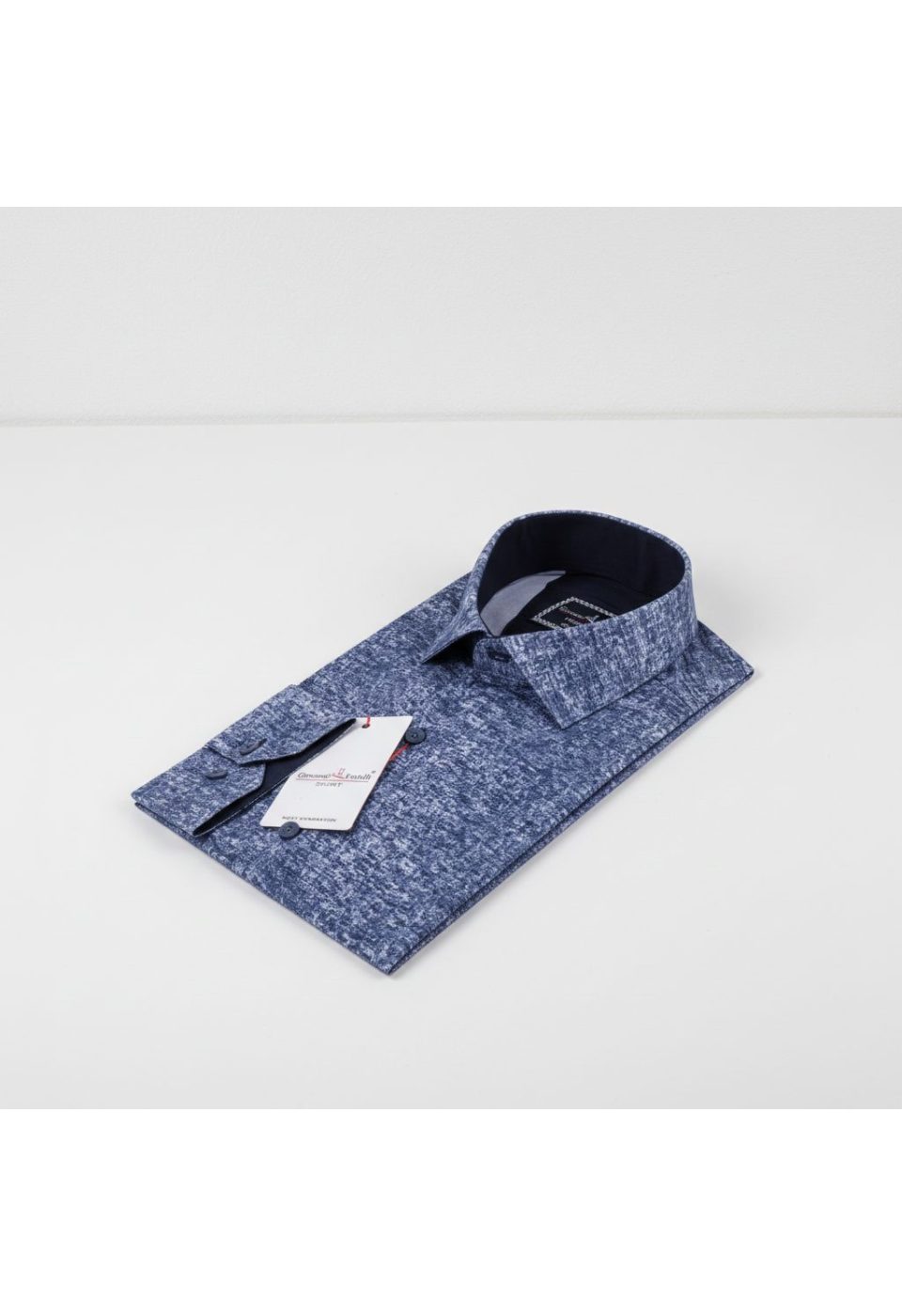 2122 CR 002 Slim Fit Uzun Kol Desenli Erkek Gömlek 3GMK312122002 - Giovanni Fratelli
