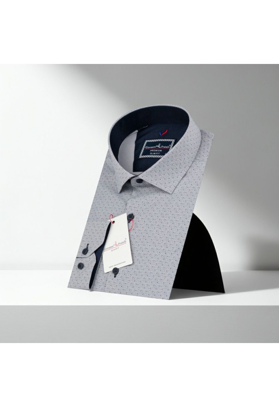Slim Fit Uzun Kol Desenli Erkek Gömlek 3GMK312123004 - Giovanni Fratelli