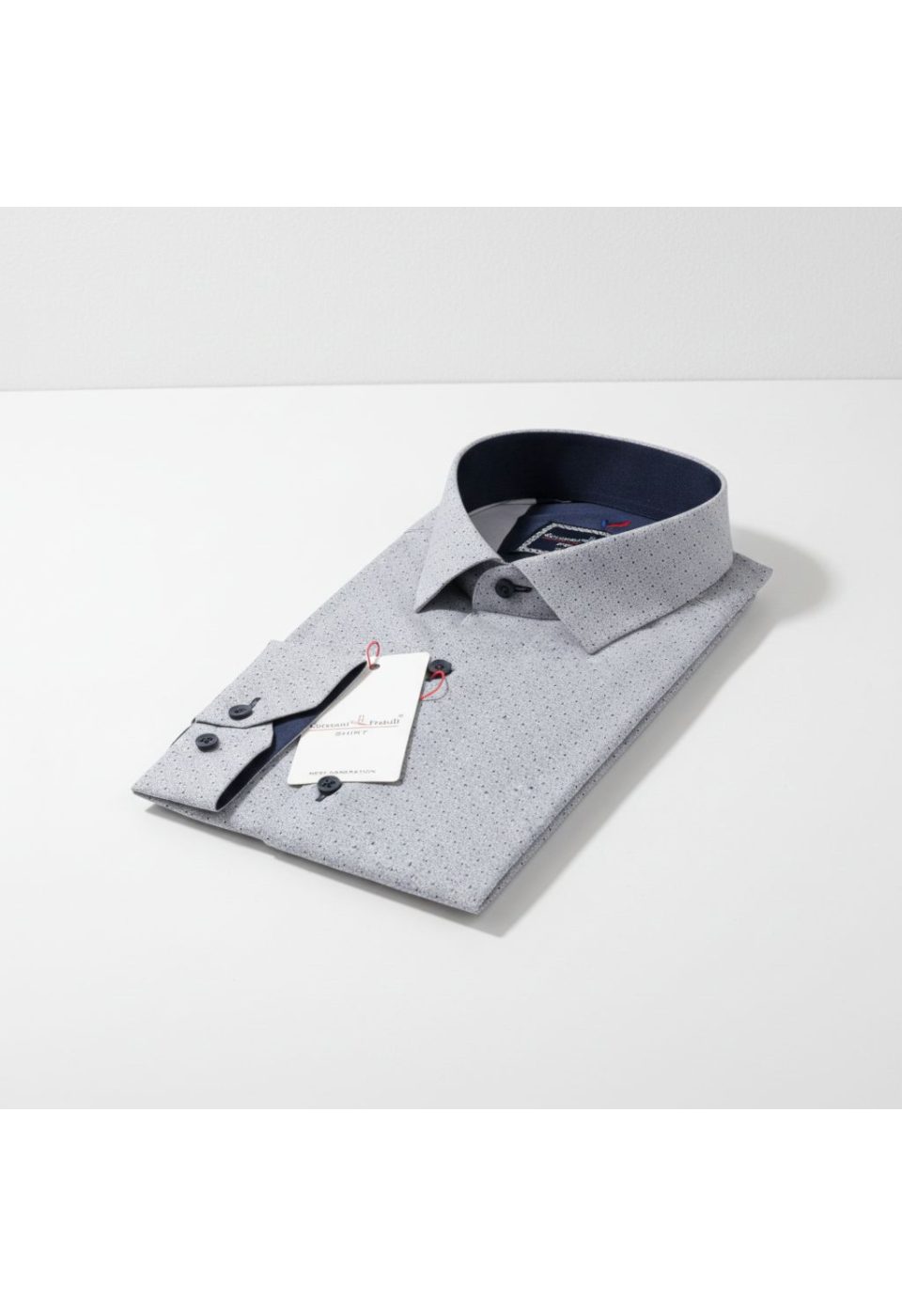 Slim Fit Uzun Kol Desenli Erkek Gömlek 3GMK312123004 - Giovanni Fratelli
