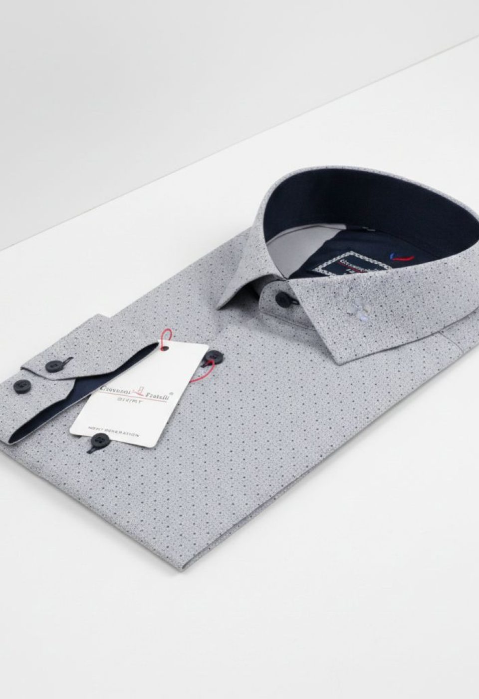 Slim Fit Uzun Kol Desenli Erkek Gömlek 3GMK312123004 - Giovanni Fratelli
