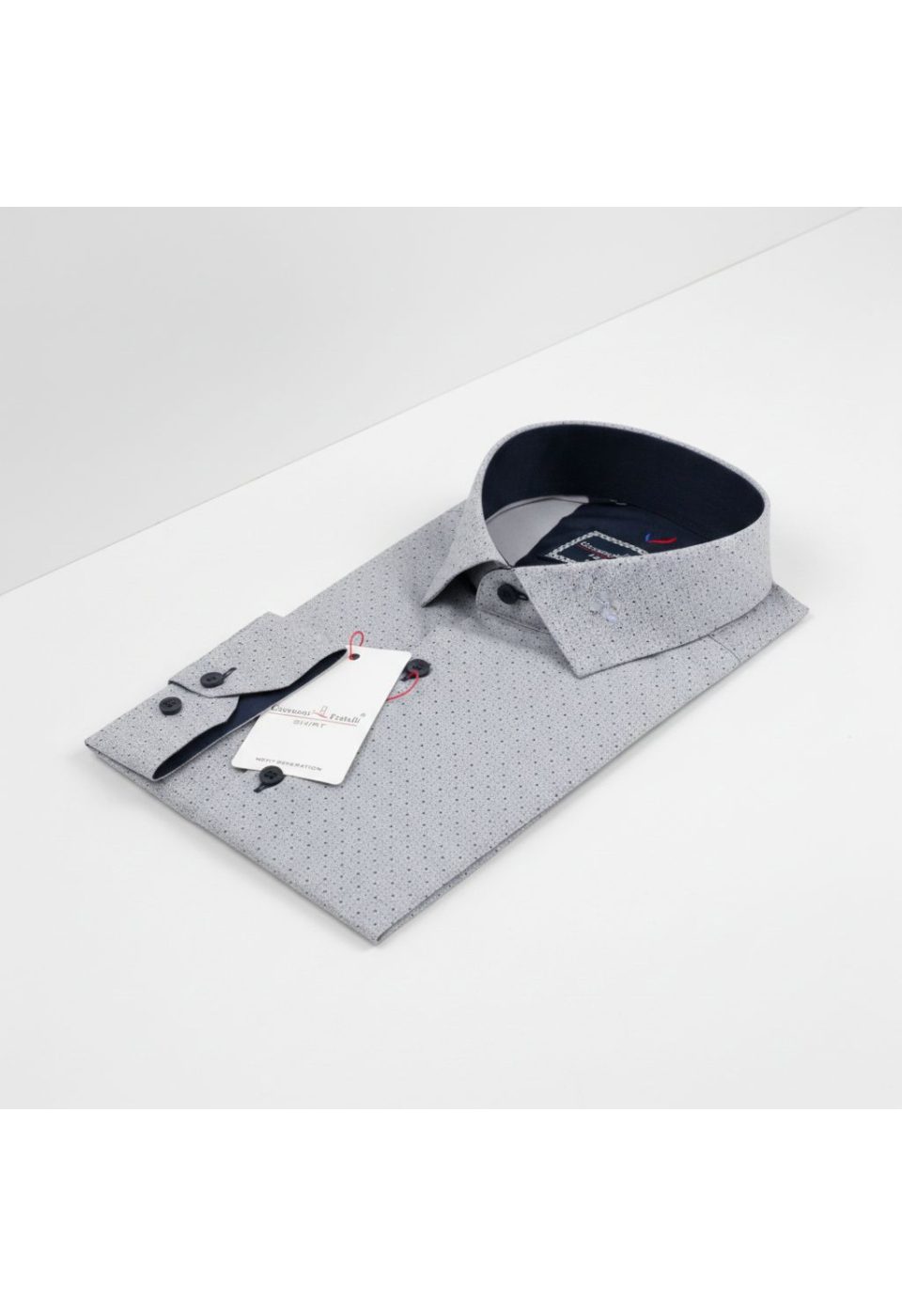 Slim Fit Uzun Kol Desenli Erkek Gömlek 3GMK312123004 - Giovanni Fratelli