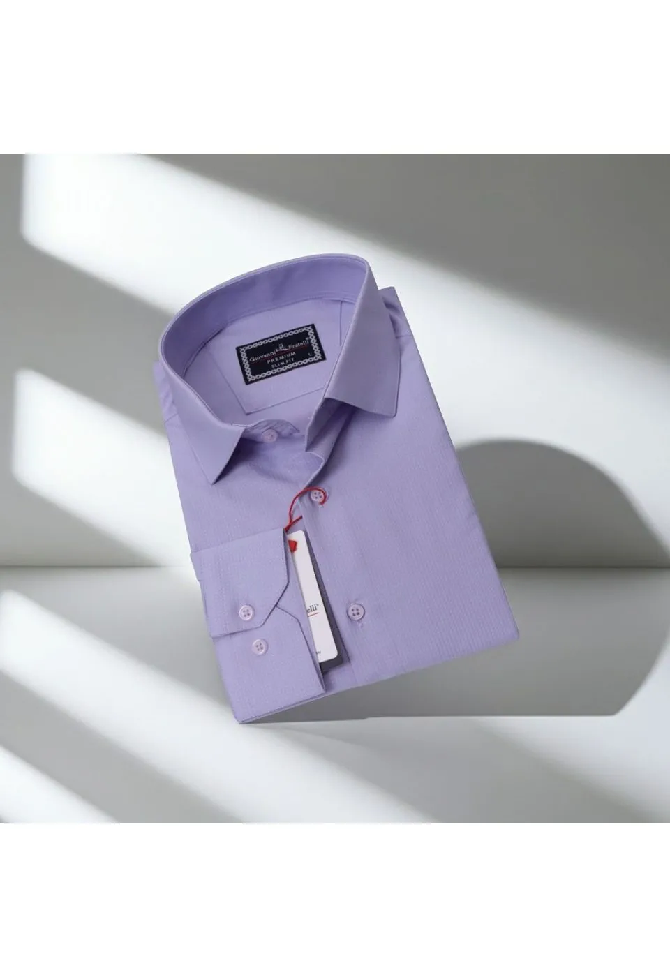 Slim Fit Uzun Kol Desenli Jakar Armürlü Gömlek 2127 CR 006 - Giovanni Fratelli