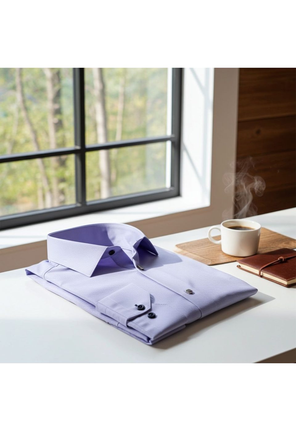 Slim Fit Uzun Kol Desenli Jakar Armürlü Gömlek 2127 CR 007 - Giovanni Fratelli