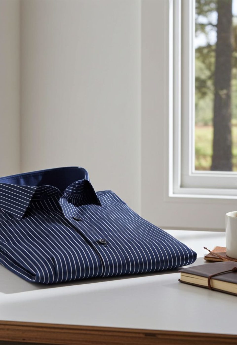 Slim Fit Uzun Kol Desenli Erkek Gömlek 3GMK322129007