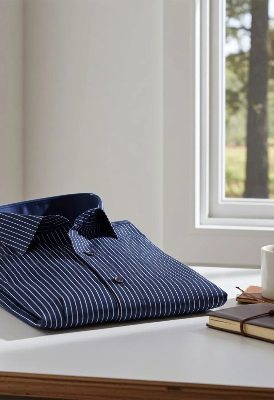 Slim Fit Uzun Kol Desenli Erkek Gömlek 3GMK322129007