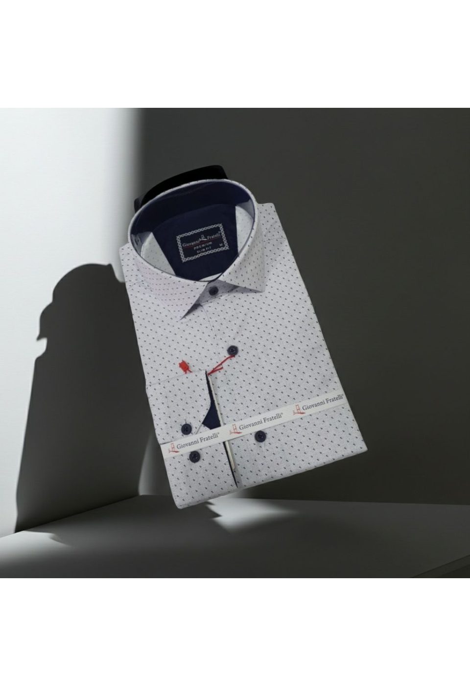 2135 CR 001 Slim Fit Uzun Kol Desenli Erkek Gömlek 3GMK312135001 - Giovanni Fratelli